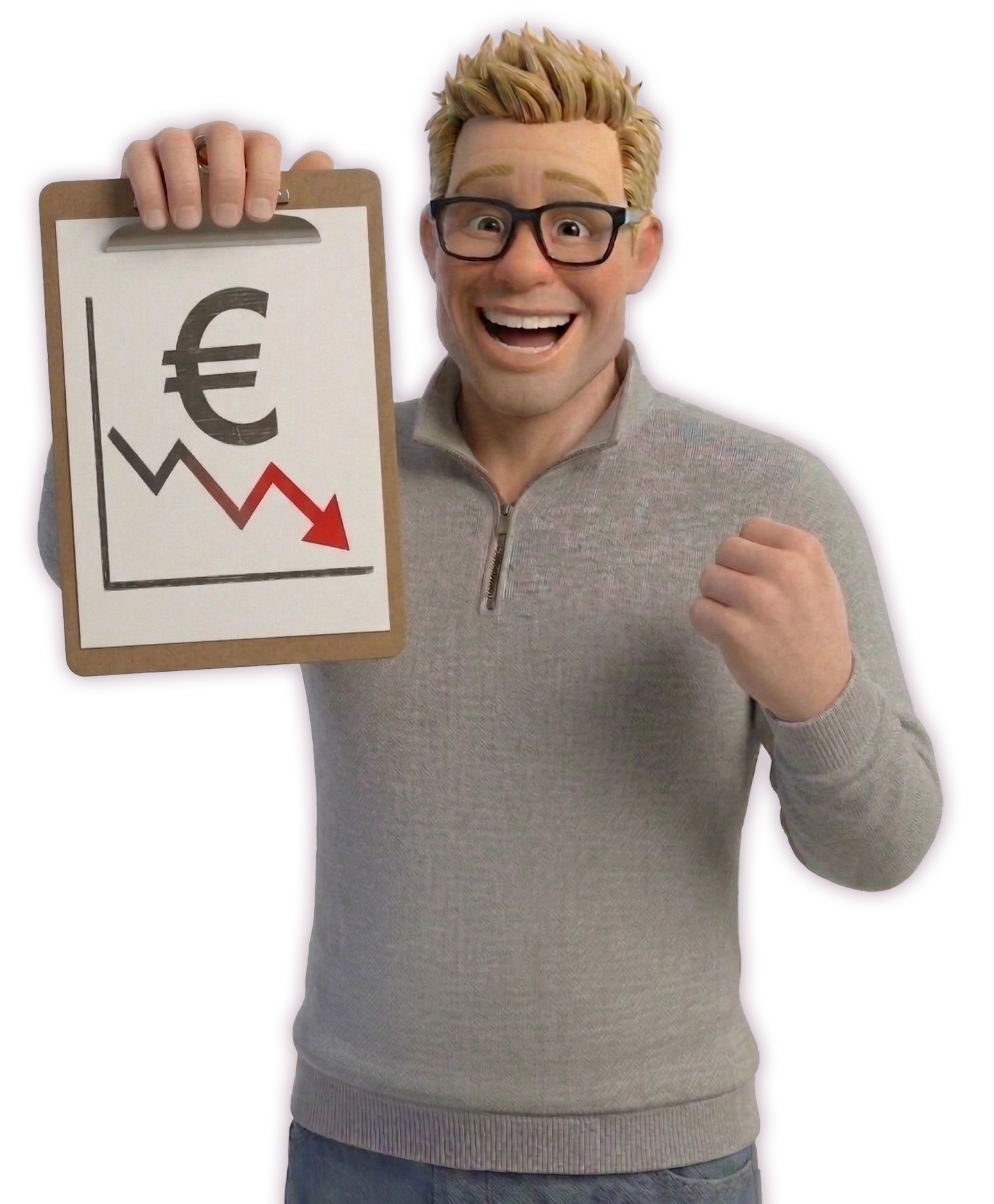 De Bespaarmeester met een dalende energierekening